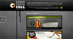 Desktop Screenshot of christophecoll.com
